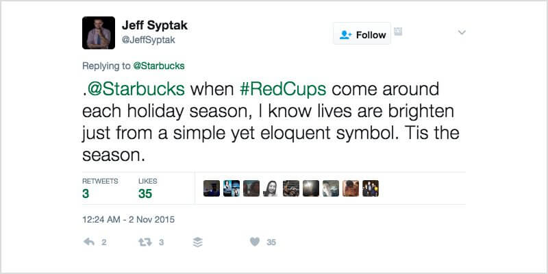 Loyal customers and brand advocates | 5 Lessons Learned from the Red Starbucks Cup Controversy