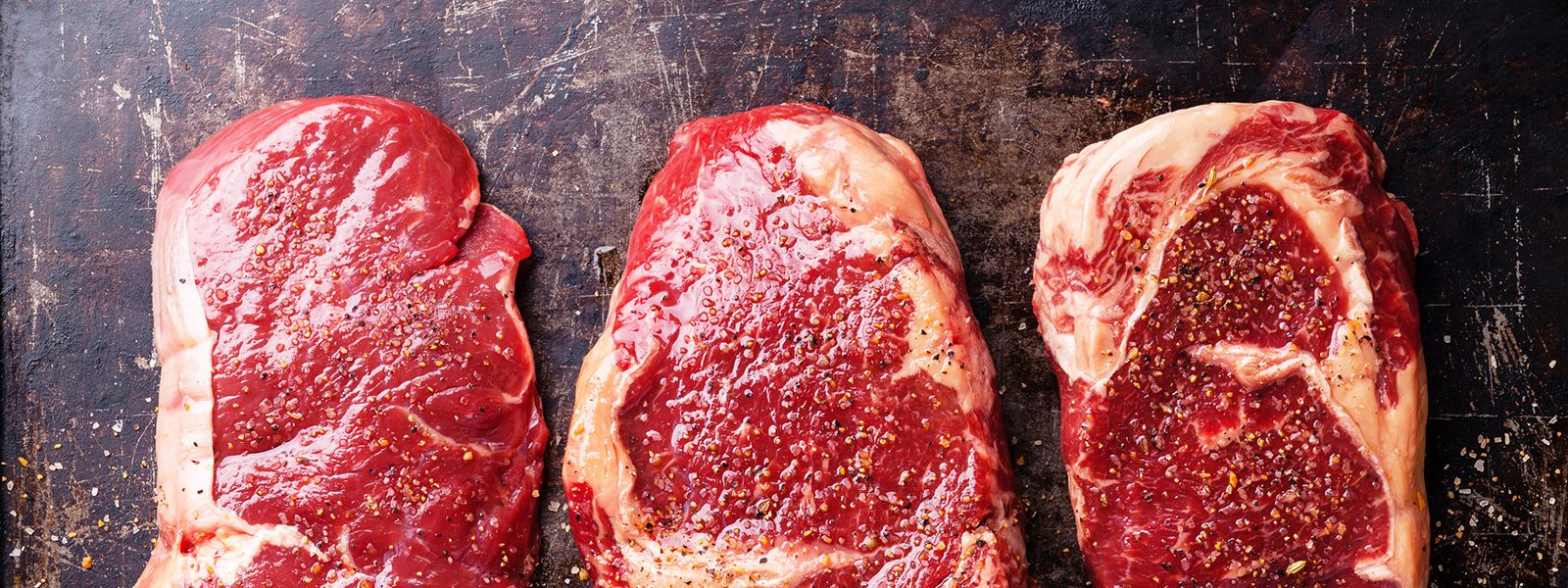 Prime - Your Trusted Butcher | Food branding | Three steaks