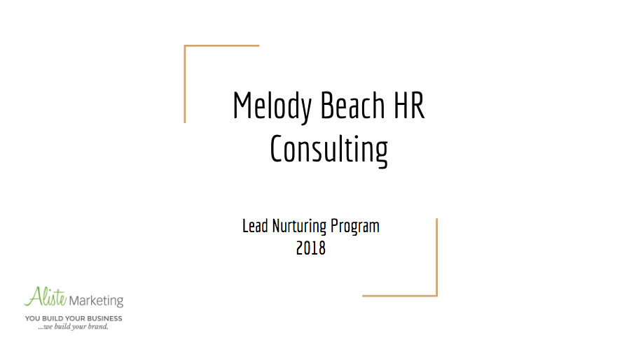 Melody Beach HR Consulting Lead Nurturing Program Graphic