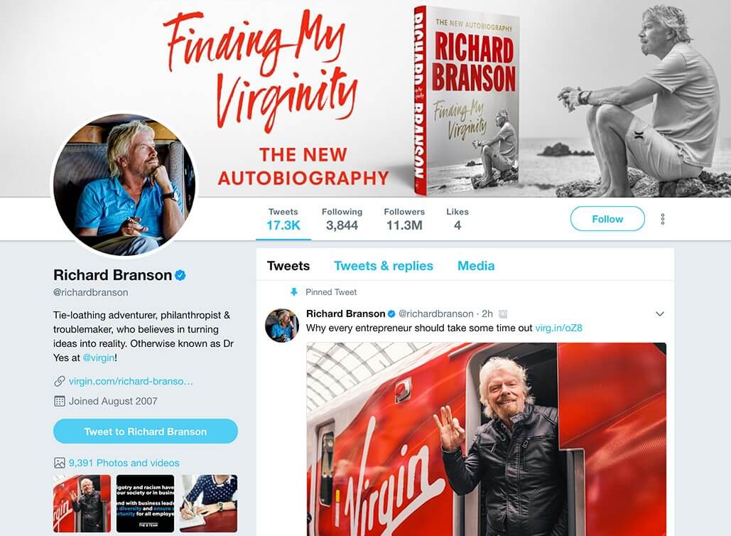 Richard Branson | How to Become an Influencer in a Changing Media Landscape